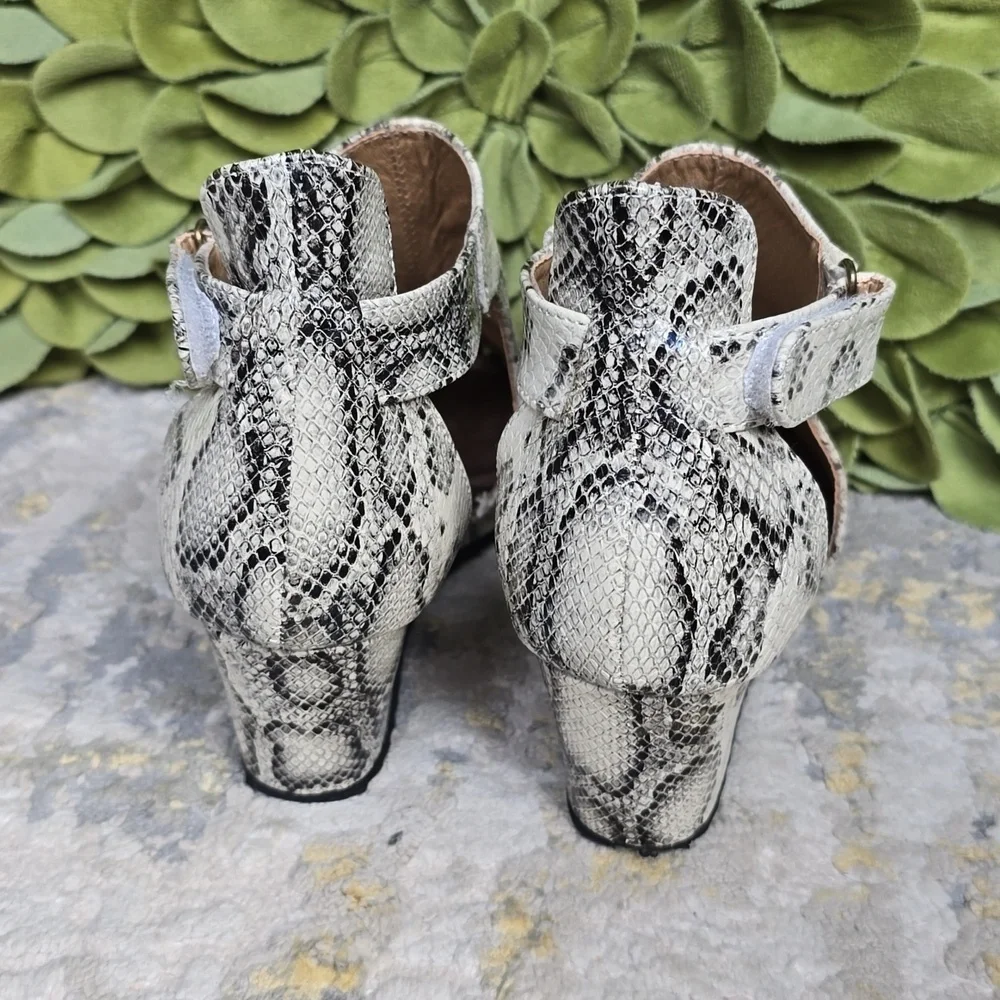 Jolimall Snakeskin Wedge Women's Size 7